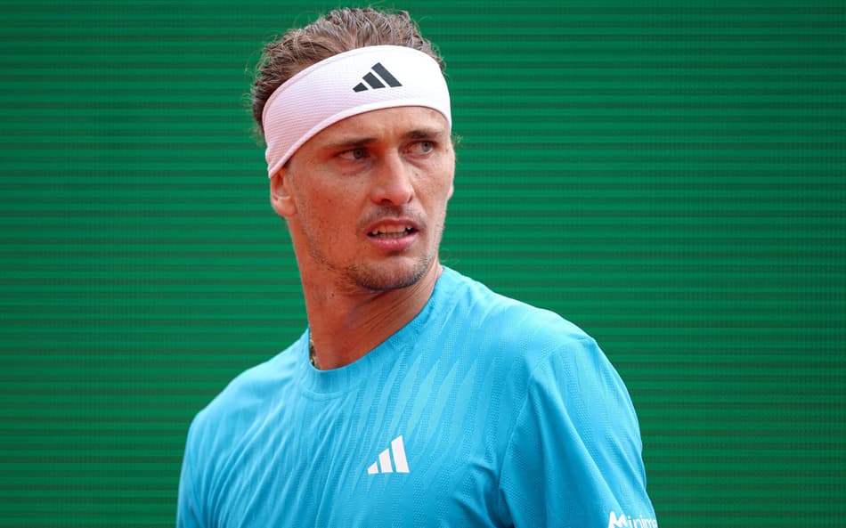 Alexander Zverev no Masters 1000 de Monte Carlo 2026 (Foto: Valery Hache/AFP)