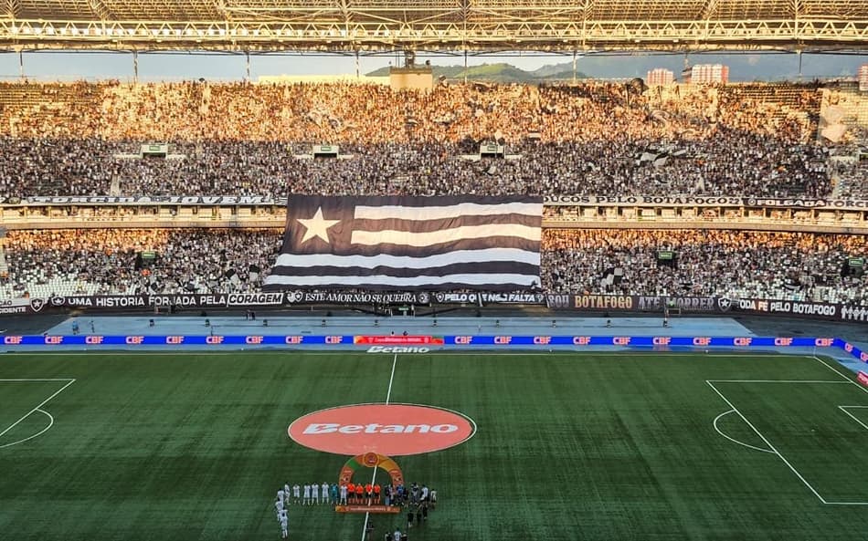 Estádio Nilton Santos recebe bom público para Botafogo x Chapecoense (Foto: Leonardo Bessa / Lance!)