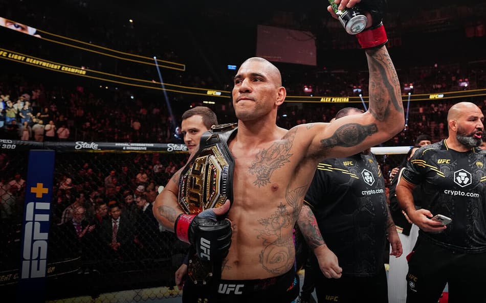 Alex Poatan é bicampeão do UFC (Foto: Divulgação / UFC)