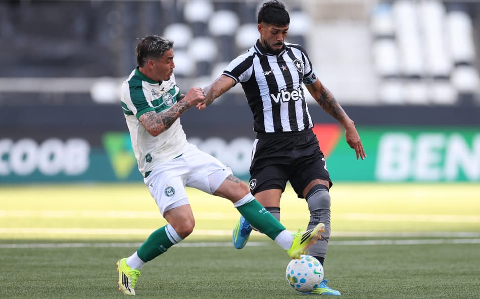 Botafogo empatou em casa contra o Coritiba (Foto: Vitor Silva/Botafogo.)