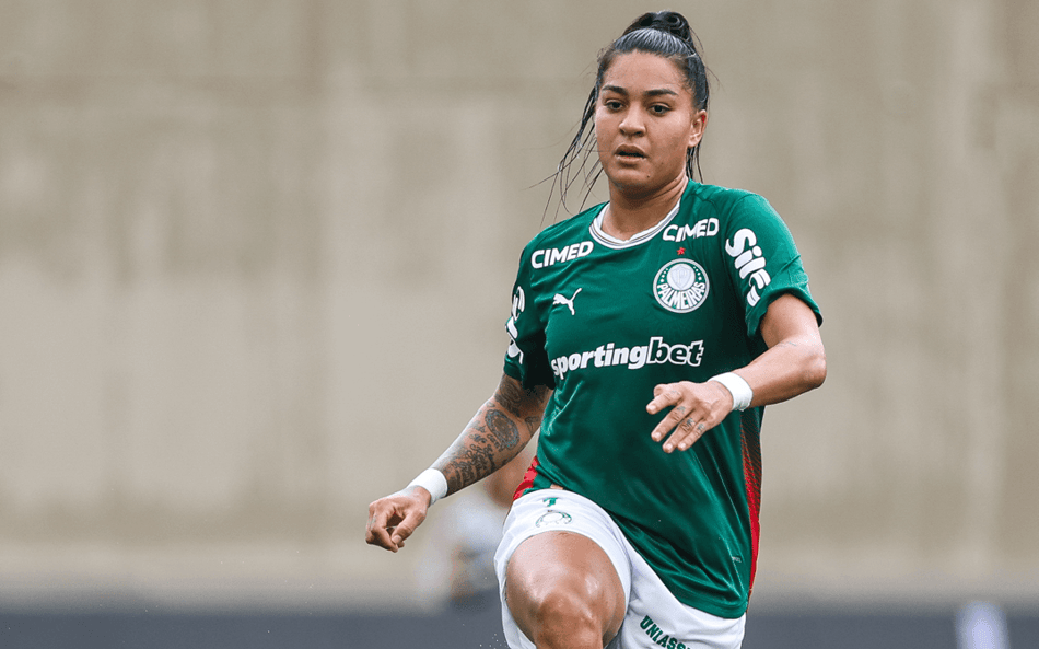 Brena, meia do Palmeiras. (Foto: Fabio Menotti/Palmeiras)