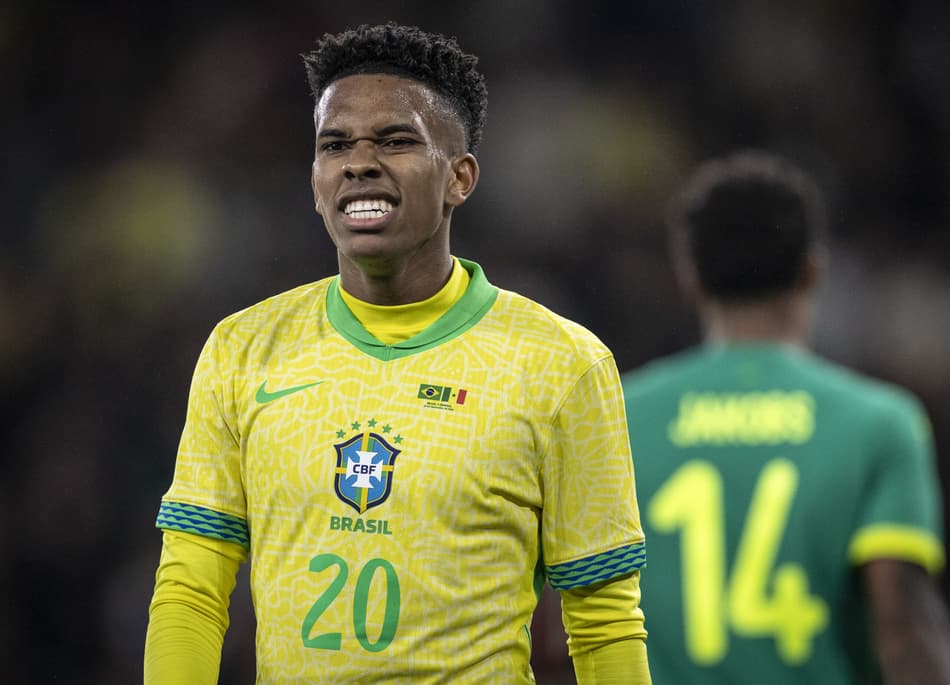 Estêvão pode estar fora da Copa do Mundo após lesão sofrida na coxa (Foto: Ricardo Nogueira/Sports Press Photo/Fotoarena/Folhapress)