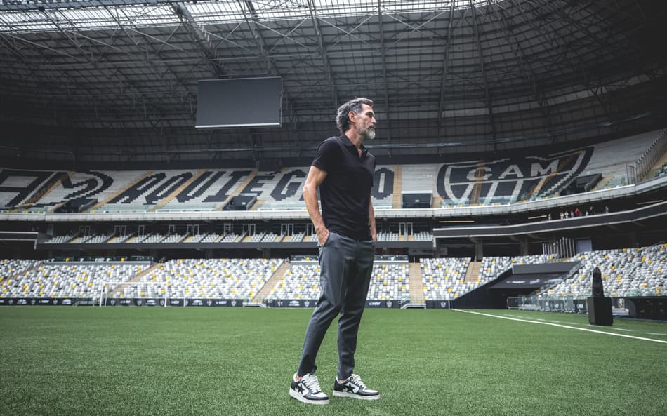 El Barba na Arena MRV (Foto: Pedro Souza / Atlético)