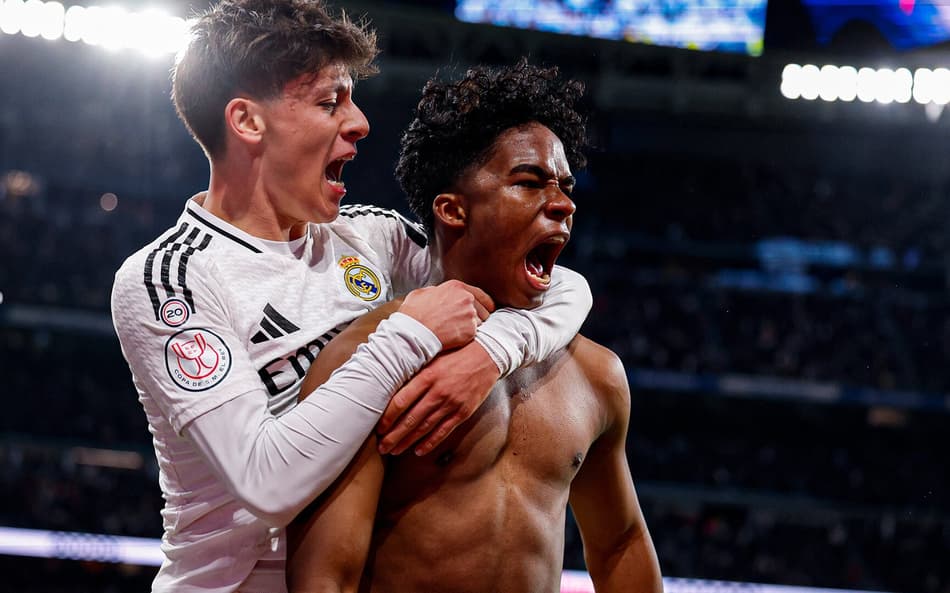 Endrick decide partida pelo Real Madrid