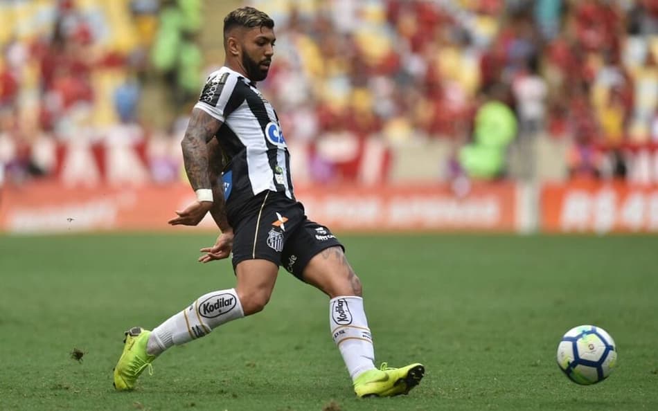 Gabigol Flamengo Santos 2018
