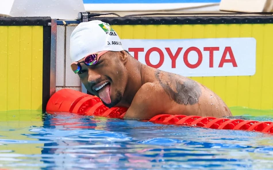 Gabrielzinho conquista seu terceiro tricampeonato no Mundial de natação paralímpica (Foto: Marcelo Zambrana/CPB)