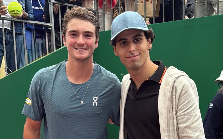 João Fonseca e Gabriel Bortoleto em Monte Carlo (Reprodução)