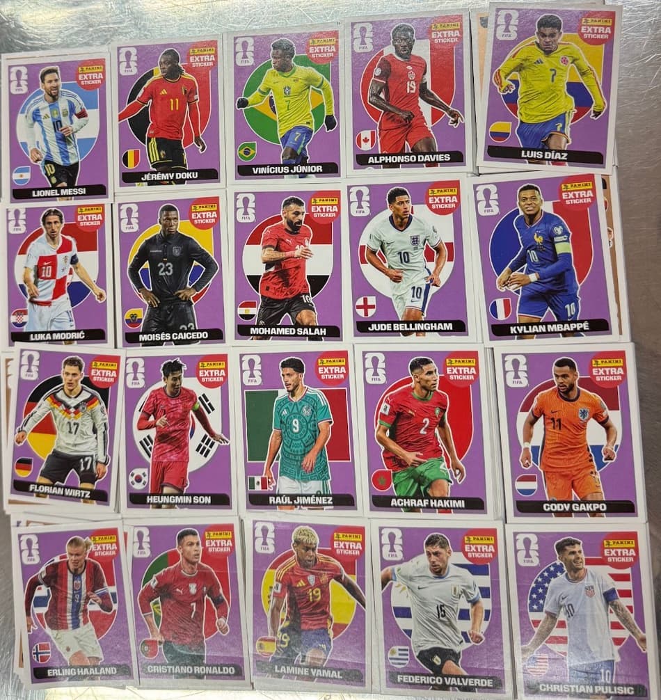 Detalhes do álbum da Copa do Mundo de 2026