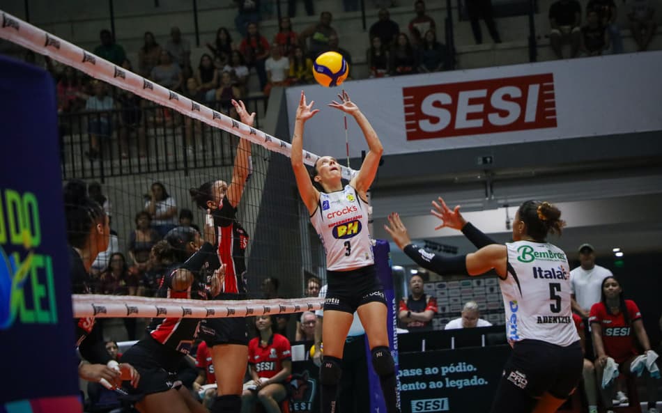 Sesi Bauru x Praia Clube pelas quartas de final da Superliga Feminina 25/26 (Foto: Felipe Wiira/Sesi-SP)