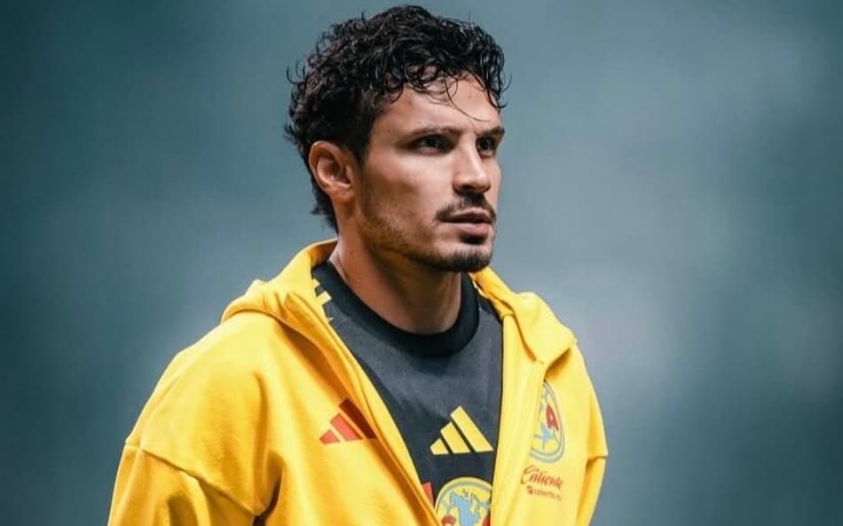 Raphael Veiga com a camisa do América do México (Foto: Reprodução Instagram)