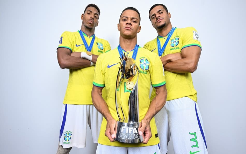 Jogadores Seleção Brasileira de beach soccer