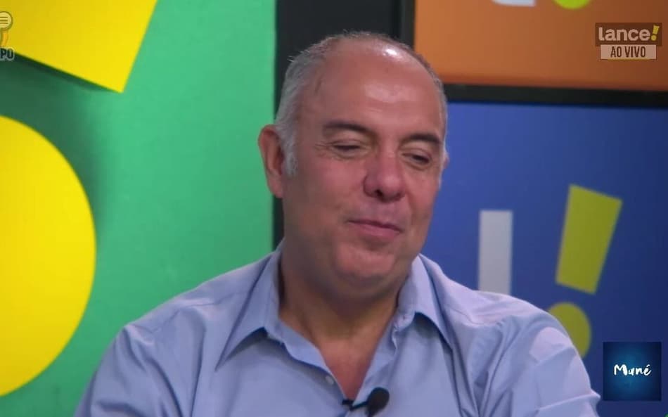 Marcos Braz, ex-dirigente do Remo e Flamengo, em entrevista ao Fut&Papo, do Lance! (Foto: Reprodução/Lance!)
