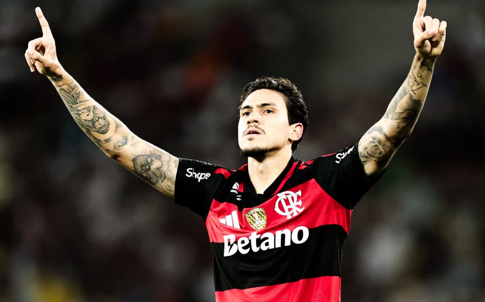Pedro marcou contra o Fluminense (Foto: Gilvan de Souza/Flamengo)