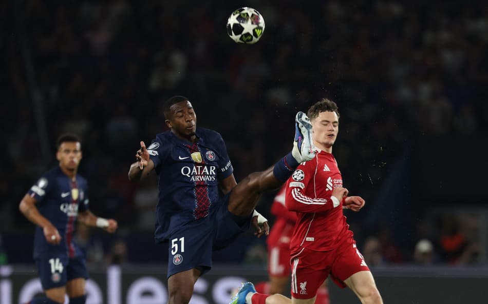 PSG x Liverpool pelas quartas de final da Champions League 2025/2026