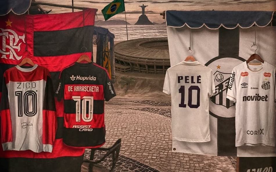 Flamengo e Santos se enfrentam no Maracanã. (Foto: Divulgação/ Flamengo)