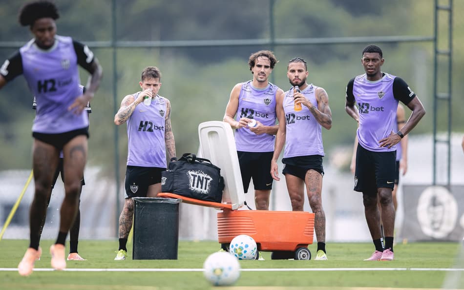 Treinamento preparação contra o Ceará (Foto: Pedro Souza / Atlético)