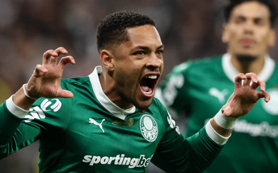 Vitor Roque, centroavante do Palmeiras Foto Cesar GrecoPalmeirasby Canon