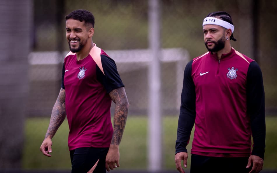 Memphis Depay volta a ser relacionado pelo Corinthians (Foto: Rodrigo Coca/Agência Corinthians)
