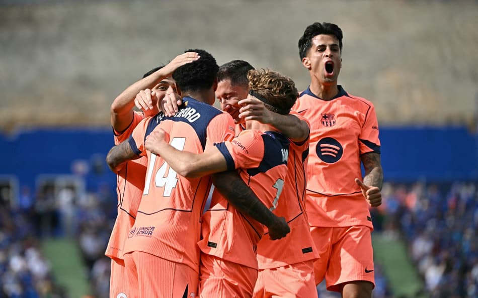 O Barcelona venceu o Getafe por 2 a 0 em La Liga (Foto: Javier SORIANO / AFP)
