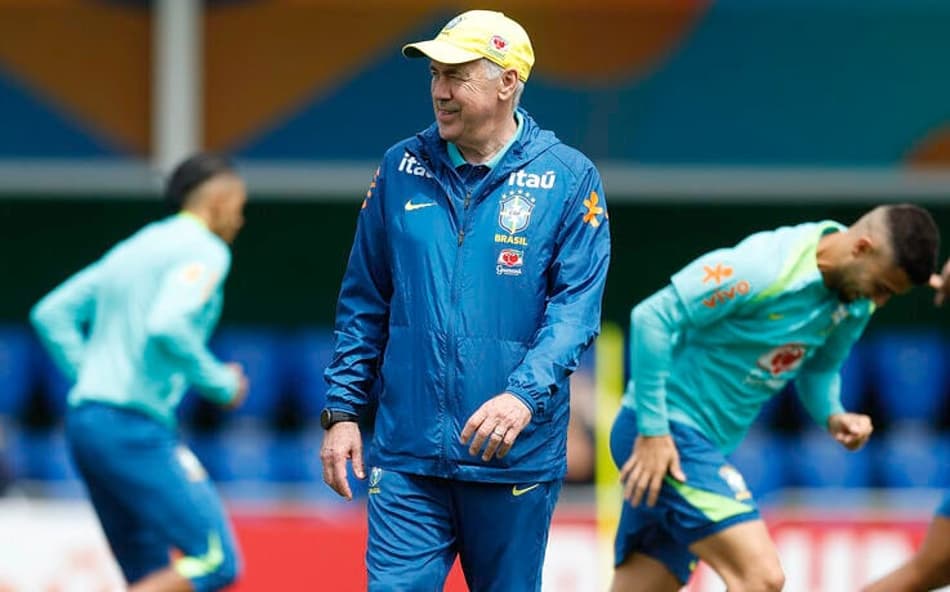 Carlo Ancelotti, técnico da Seleção Brasileira