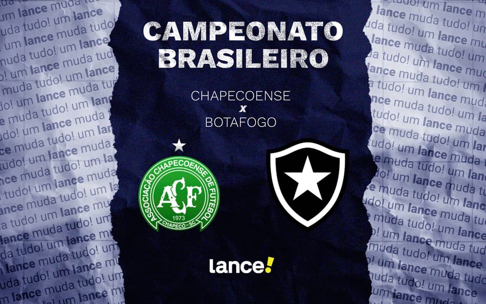 Chapecoense x Botafogo: onde assistir e prováveis escalações do jogo pelo Brasileirão