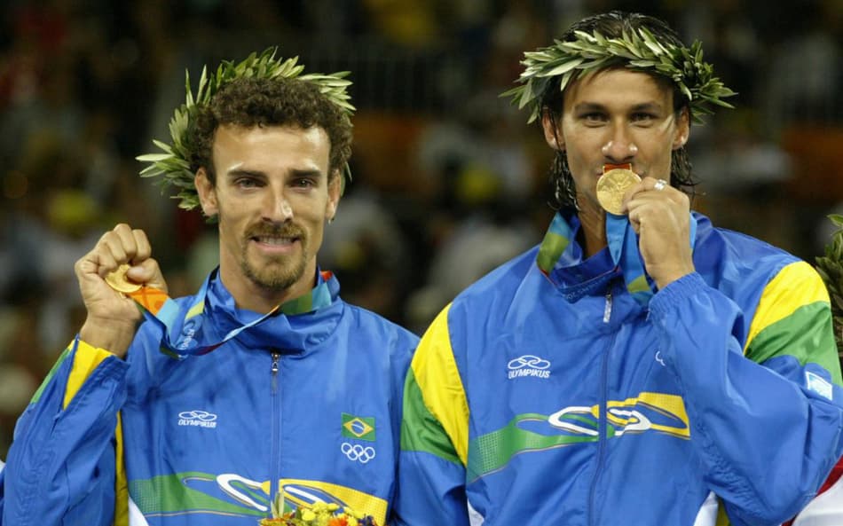 Emanuel Rego e Ricardo Santos foram Ouro em Atenas 2004