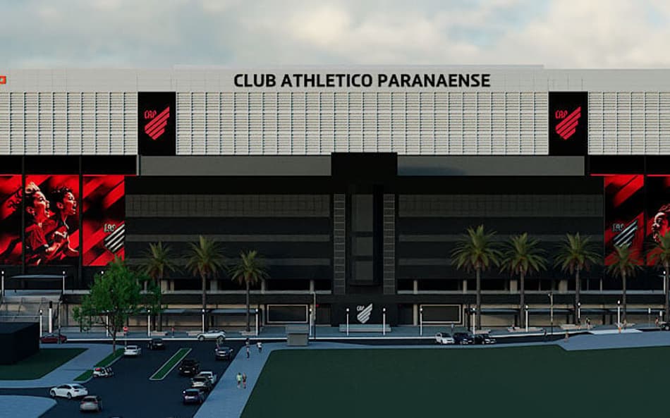 fachada Ligga Arena da Baixada Athletico