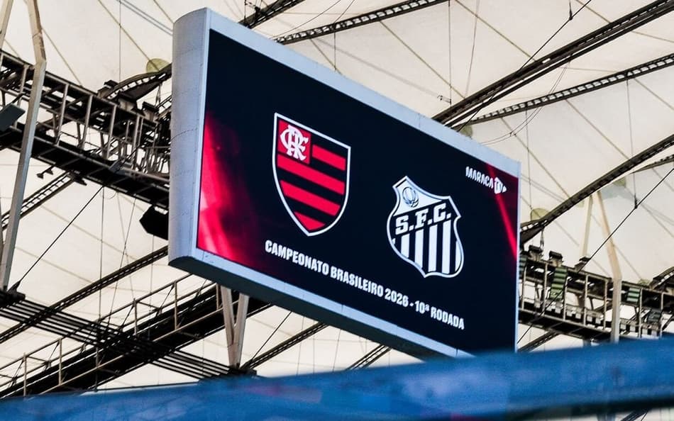 Flamengo x Santos no Maracanã