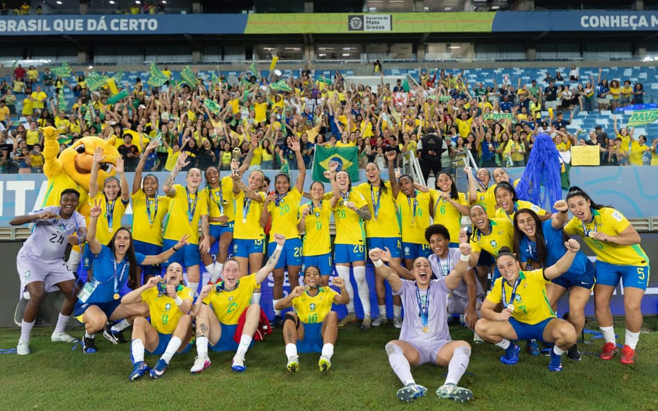 Seleção Feminina foi campeã da Fifa Series, disputada em Cuiabá em abril deste ano. (Foto: Lívia Villas Boas/CBF)