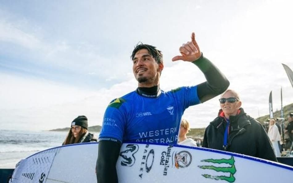 Gabriel Medina fica com o vice na etapa de Margaret River da WSL 2026 (Foto: Hannah Anderson/ WSL)