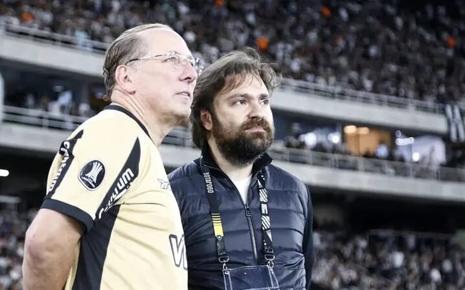 John Textor e João Paulo Magalhães (Foto: Vítor Silva/Botafogo)