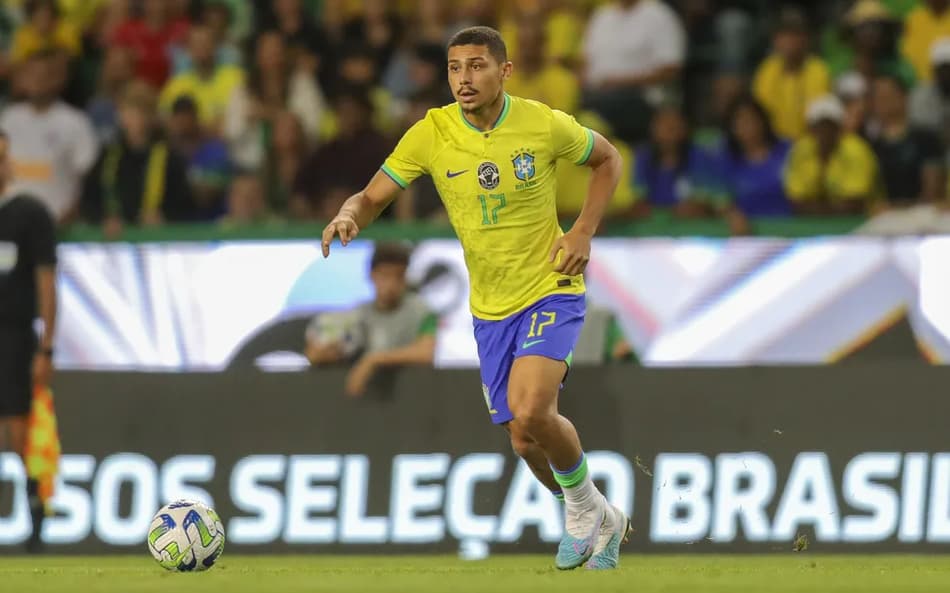 André em ação pela Seleção Brasileira (FotoJoilson Marconne / CBF)