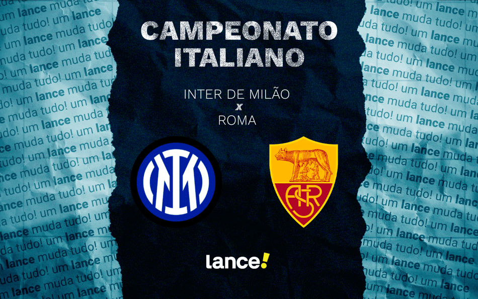 Inter de Milão x Roma (Foto: Arte/Lance!)