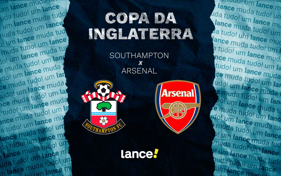 Southampton x Arsenal (Foto: Arte/Lance!)