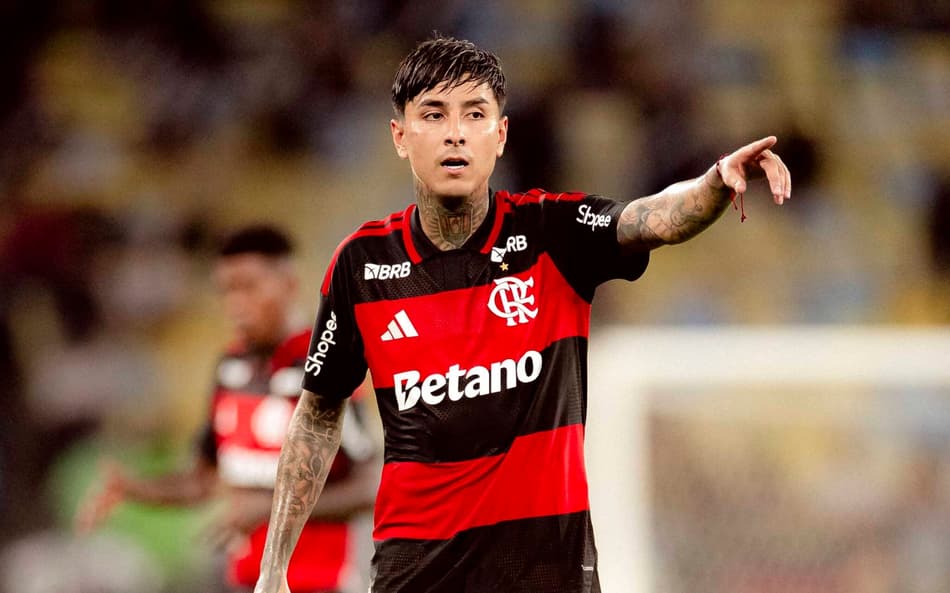 Pulgar durante Flamengo x Vasco (Foto: Adriano Fontes/Flamengo)