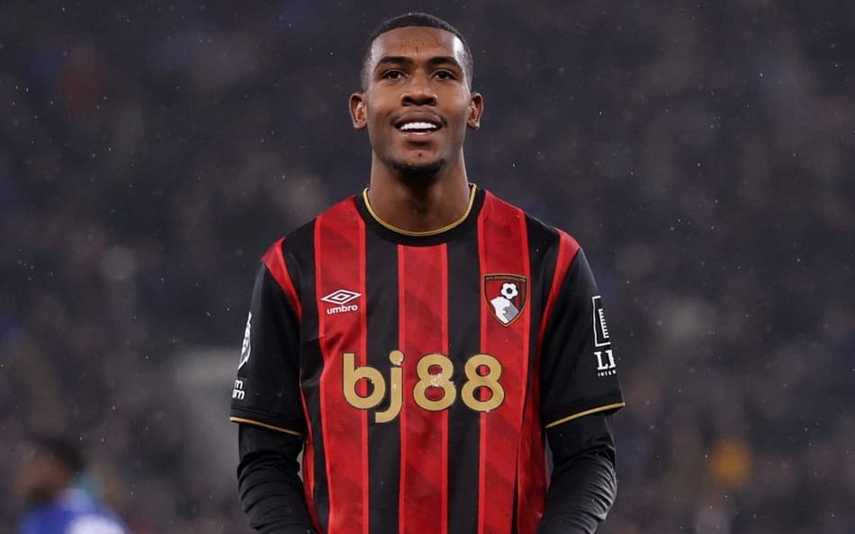 Rayan marcou o gol de empate do Bournemouth sobre o Everton pela Premier League (Foto: Divulgação/Bournemouth)