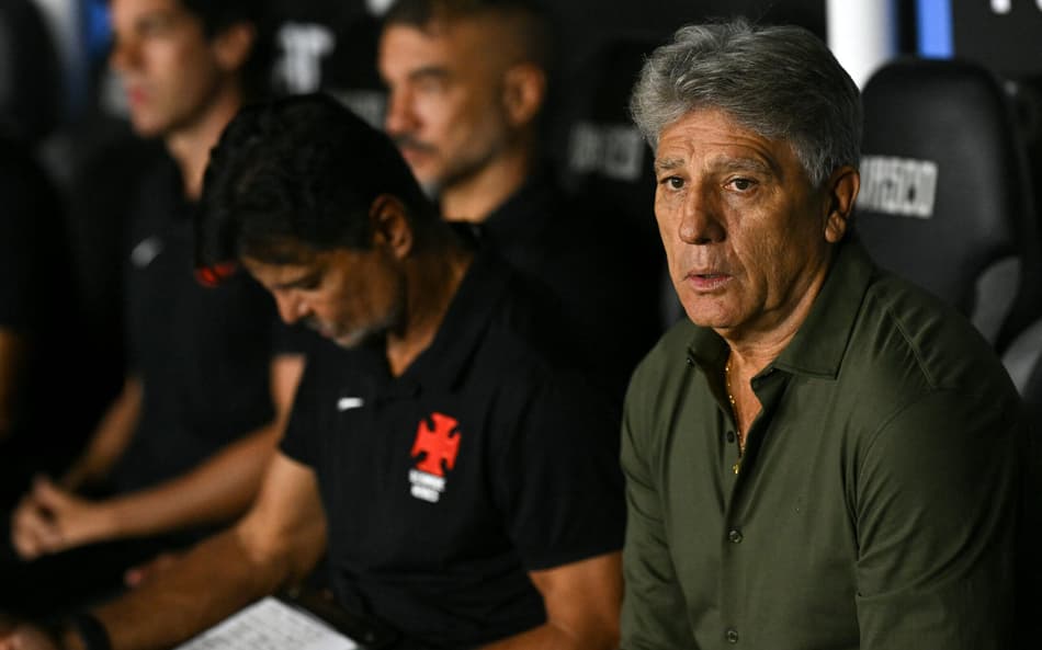 Renato Gaúcho em Vasco x Audax Italiano pela Sul-Americana (Foto: Mauro PIMENTEL / AFP)