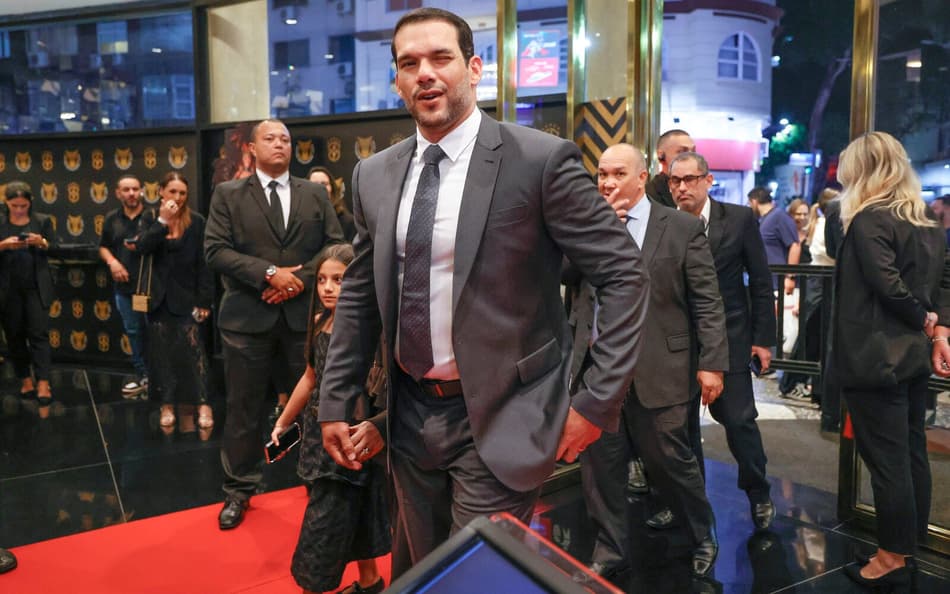 Presidente da CBF, Samir Xaud, durante Prêmio Brasileirão