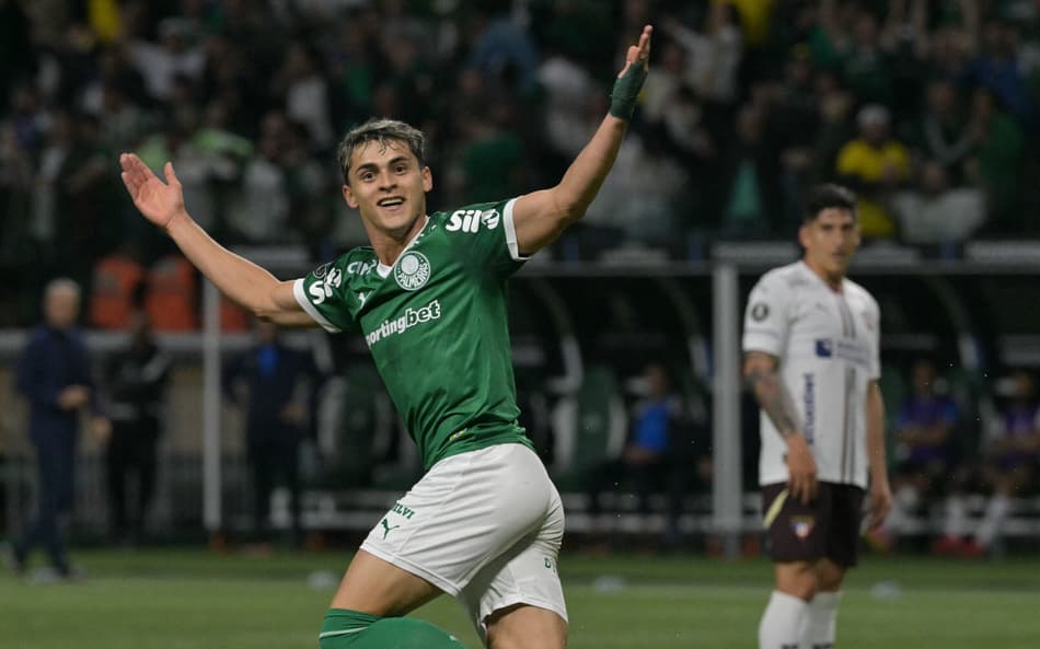 Ramon Sosa foi elogiado por torcedores do Palmeiras (Photo by NELSON ALMEIDA / AFP)