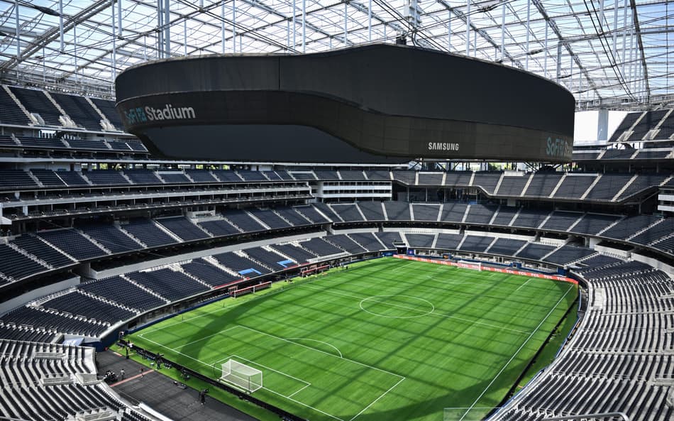 SoFi Stadium foi palco de Brasil x Costa Rica.