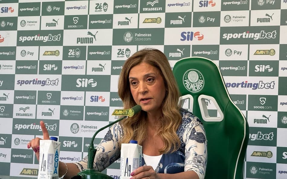Leila Pereira, presidente do Palmeiras