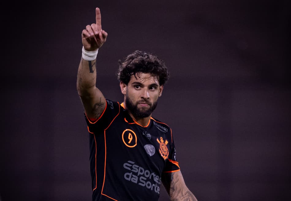 Último gol de Yuri Alberto foi marcado diante da Platense, pela Libertadores (Foto: Rodrigo Coca/Agência Corinthians)
