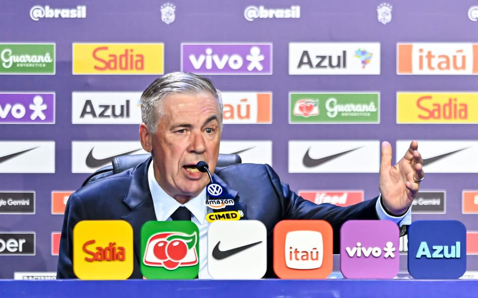 Carlo Ancelotti, técnico da Seleção Brasileira (Foto: Nayra Halm /Fotoarena/Folhapress)