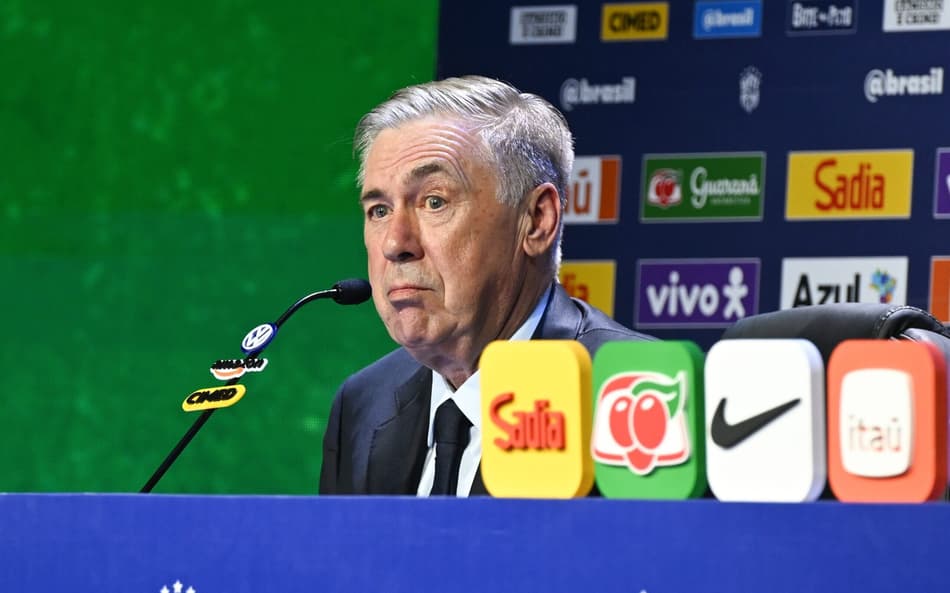Carlo Ancelotti divulgou a lista final dos 26 convocados à Seleção Brasileira na Copa do Mundo. (Foto: Alexandre Brum/Agencia Enquadrar/Folhapress)