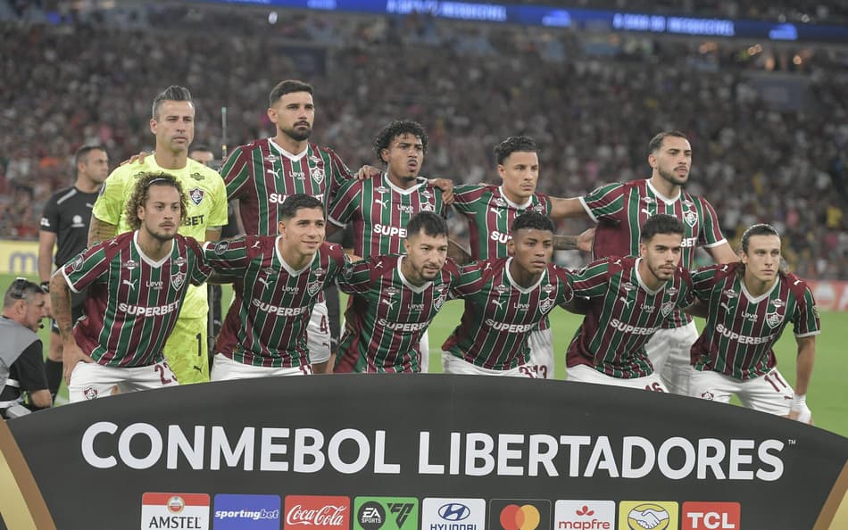 Lucho Acosta abre o placar para o Tricolor carioca. (Foto: Thiago Ribeiro/AGIF/Folhapress)