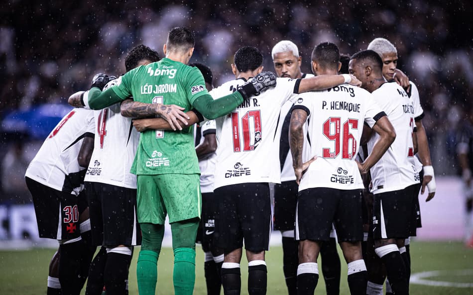 Jogadores do Vasco antes da partida contra o Remo (Foto: Matheus Lima/Vasco)
