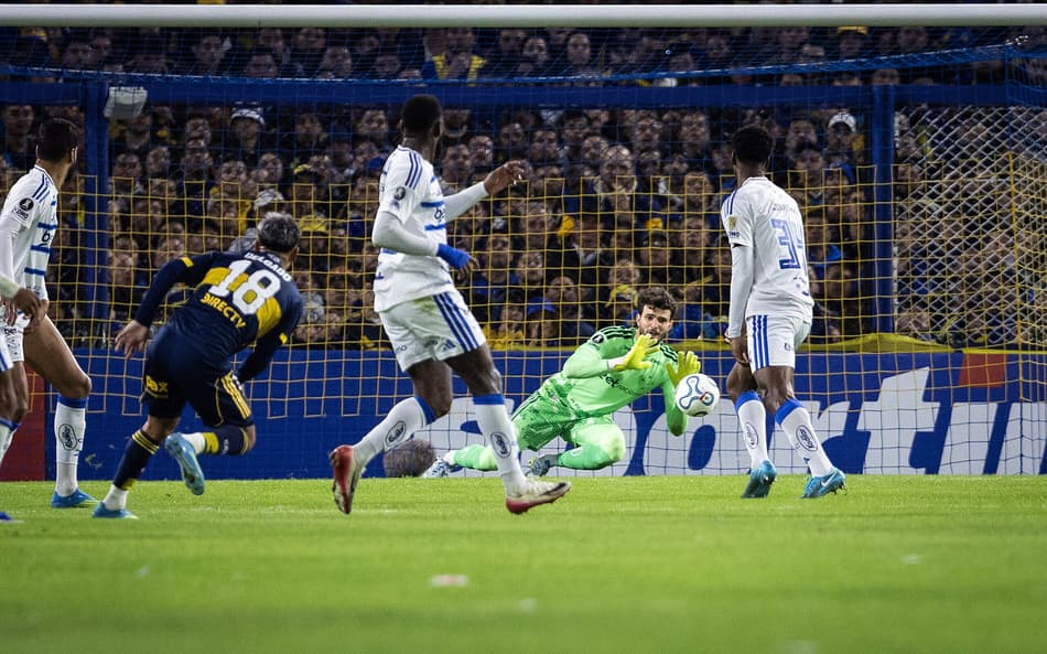 Boca Juniors x Cruzeiro, em La Bombonera, em Buenos Aires (Foto: Gustavo Aleixo/Cruzeiro)