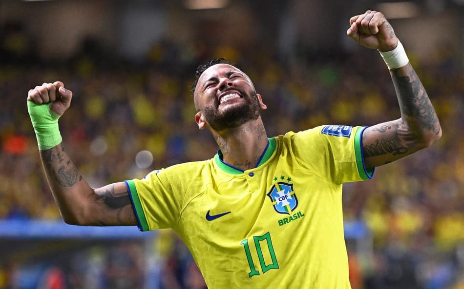 Neymar atuando pela Seleção Brasileira (Foto: Carl de Souza/AFP)