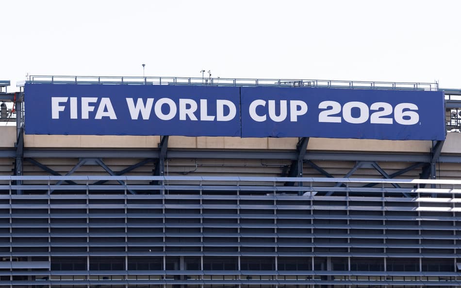 Vista geral do MetLife Stadium, em Nova Jersey, em preparação para a Copa do Mundo de 2026. (Foto: Dustin Satloff/Getty Images/AFP)