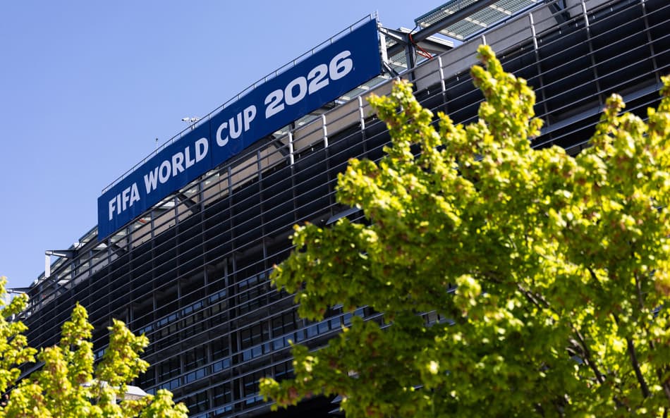 Vista geral do MetLife Stadium, em Nova Jersey, antes da Copa do Mundo de 2026. (Foto: Dustin Satloff/Getty Images/AFP)